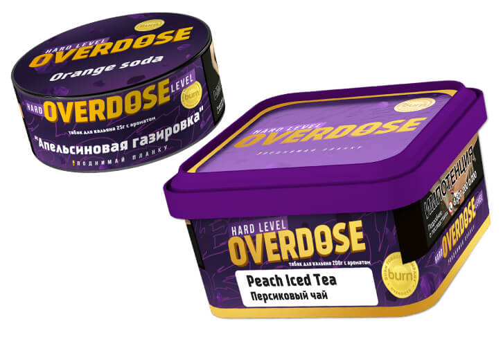Overdose виды упаковок