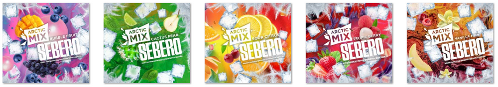 Вкусы линейки табака Sebero Arctic Mix