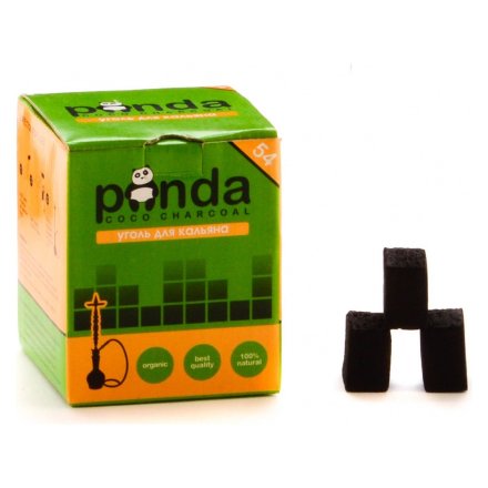 Уголь Panda Flat (25 мм, 54 кубика, 450 грамм)
