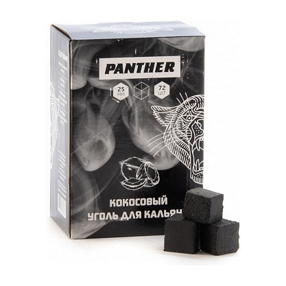 Уголь Panther (25 мм, 72 кубика)