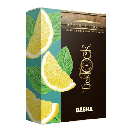 Табак Tick Tock - Basha (Лимон и Мята, 100 грамм)