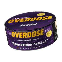 Табак Overdose - Sandal (Ароматный Сандал, 25 грамм)