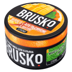 Смесь Brusko Strong - Манго с Апельсином и Мятой (250 грамм)