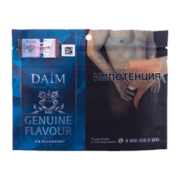 Табак Daim - Ice Blueberry (Ледяная Черника, 100 грамм) — 