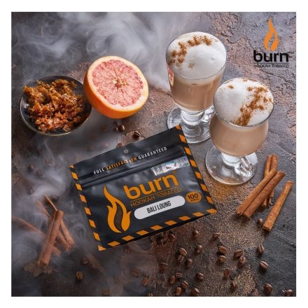 Табак Burn - Bali Lounge (Латте и Грейпфрут, 100 грамм)