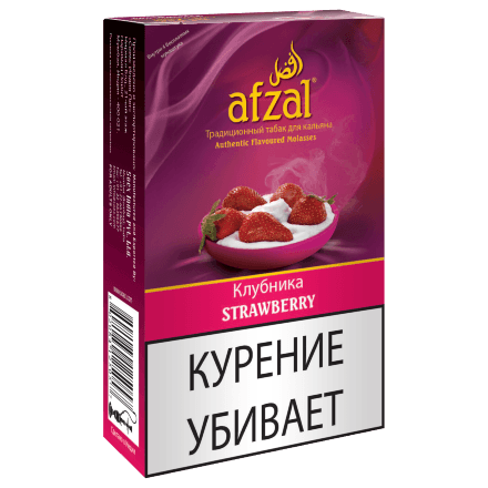 Табак Afzal - Strawberry (Клубника, 40 грамм)