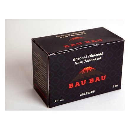 Уголь Bau Bau - Big Cubes (25 мм, 72 кубика, Черный)