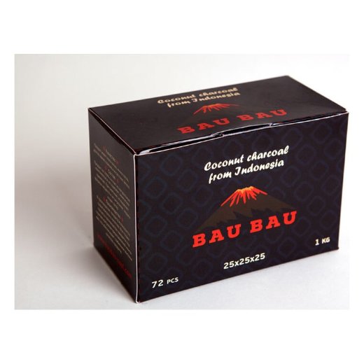Уголь Bau Bau - Big Cubes (25 мм, 72 кубика, Черный) — 
