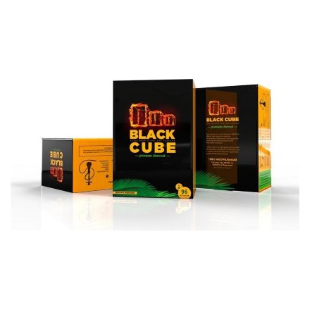 Уголь Black Cube (25 мм, 72 кубика)