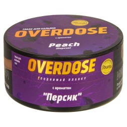 Табак Overdose - Peach (Персик, 100 грамм)