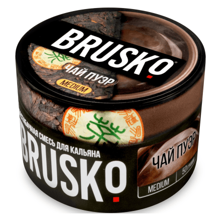 Смесь Brusko Medium - Чай Пуэр (50 грамм)