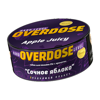 Табак Overdose - Apple Juicy (Сочное Яблоко, 25 грамм)