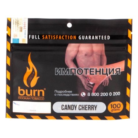 Табак Burn - Candy Cherry (Вишневая Конфета, 100 грамм)