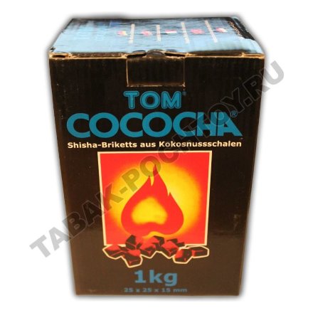Уголь Tom Cococha - Синий (25 мм, 252 кубика, 3 кг)