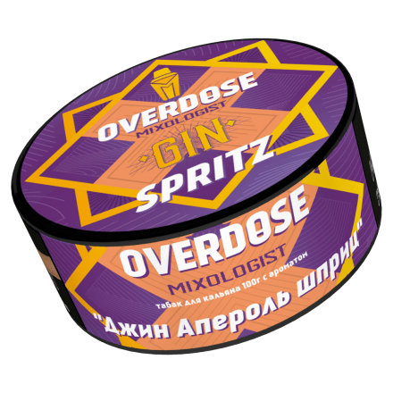 Табак Overdose - Gin Spritz (Джин Апероль Шприц, 100 грамм)