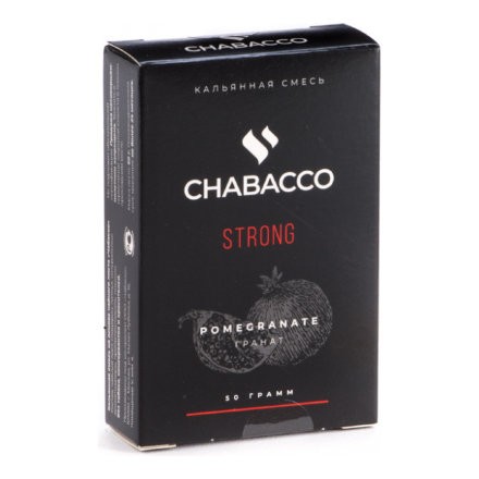 Смесь Chabacco STRONG - Pomegranate (Гранат, 50 грамм)