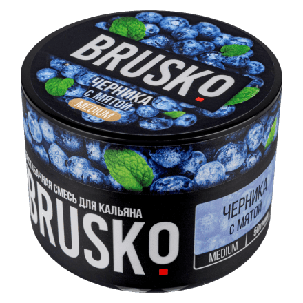 Смесь Brusko Medium - Черника с Мятой (50 грамм)