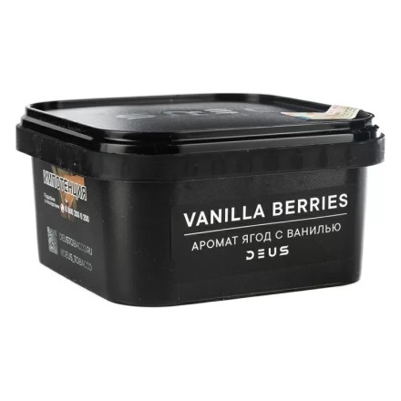 Табак Deus - Vanilla Berries (Ягоды с Ванилью, 250 грамм)