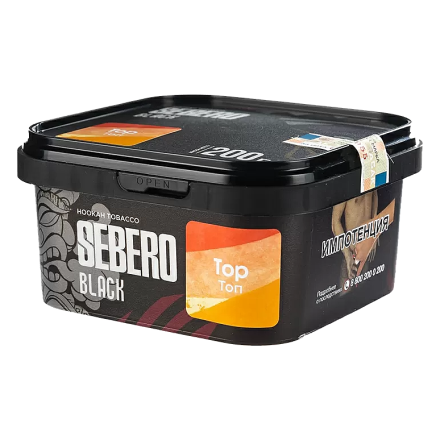 Табак Sebero Black - Тop (Топ, 200 грамм)