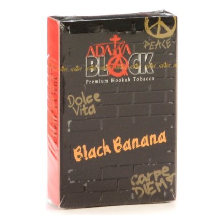 Табак Adalya Black - Black Banana (Черный Банан, 50 грамм)