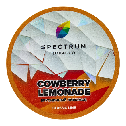 Табак Spectrum - Cowberry Lemonade (Брусничный Лимонад, 100 грамм)