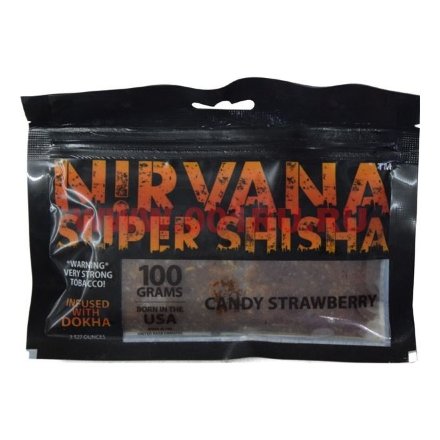 Табак Nirvana - Candy Strawberry (Клубничные Леденцы, 100 грамм)