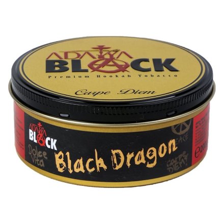 Табак Adalya Black - Black Dragon (Черный Дракон, 200 грамм)