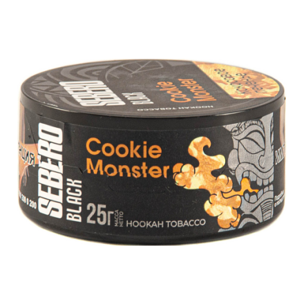 Табак Sebero Black - Cookie Monster (Кокосовое Печенье, 25 грамм)