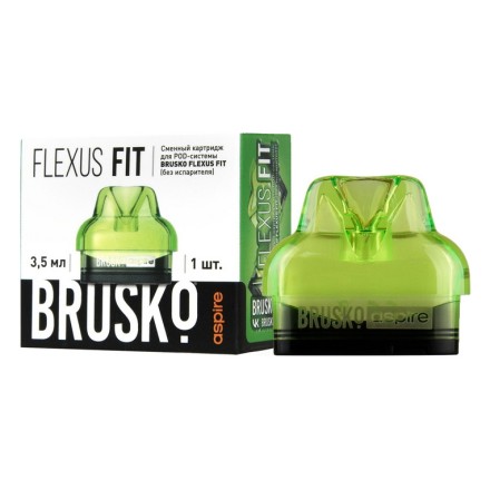 Сменный картридж Brusko - Flexus Fit (3.5 мл, Зелёный, 1 шт.)