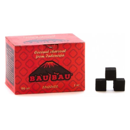 Уголь Bau Bau - Standart (22 мм, 96 кубиков, Красный)