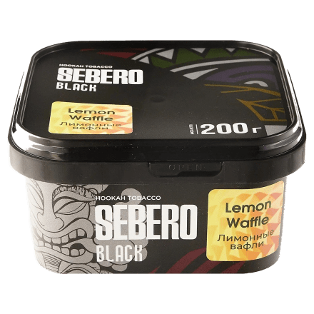 Табак Sebero Black - Lemon Waffle (Лимонные Вафли, 200 грамм)