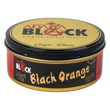 Табак Adalya Black - Black Orange (Черный Апельсин, 200 грамм)