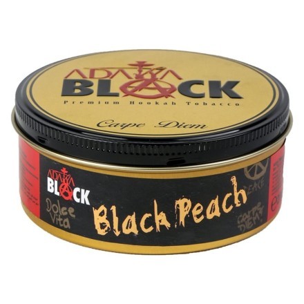 Табак Adalya Black - Black Peach (Черный Персик, 200 грамм)