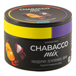 Смесь Chabacco MIX MEDIUM - Tangerine Strawberry Lychee (Мандарин, Земляника, Личи, 50 грамм)