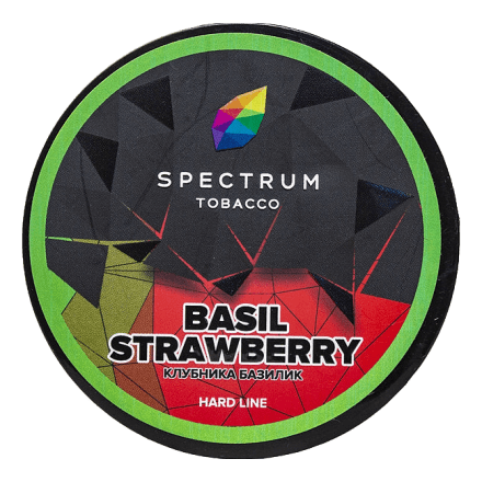 Табак Spectrum HARD - Basil Strawberry (Клубника Базилик, 40 грамм)