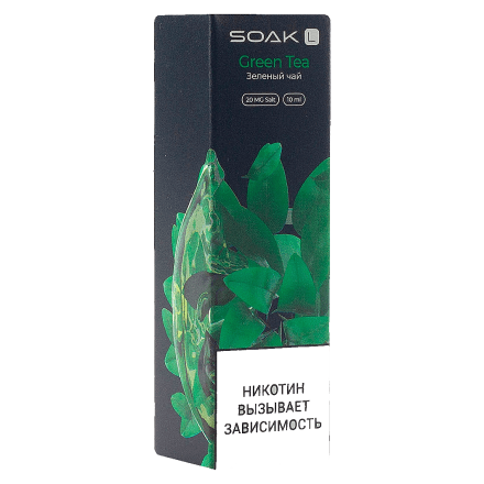 Жидкость SOAK L - Green Tea (Зелёный Чай, 10 мл, 2 мг)