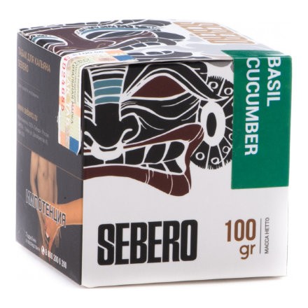Табак Sebero - Basil Cucumber (Базилик и Огурец, 100 грамм)