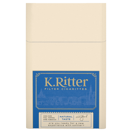 Сигариты K.Ritter - Natural Taste KingSize (Натуральный, 20 штук)