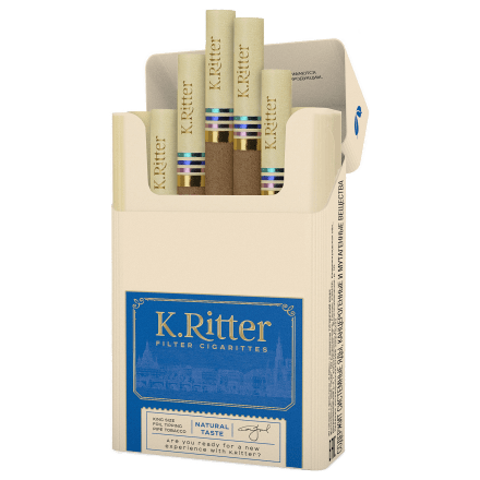 Сигариты K.Ritter - Natural Taste KingSize (Натуральный, 20 штук)