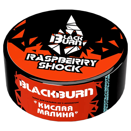 Табак BlackBurn - Raspberry Shock (Кислая Малина, 25 грамм)