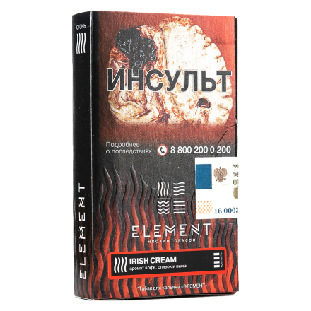 Табак Element Огонь - Irish Cream (Ирландский Крем, 25 грамм)