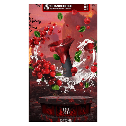 Табак Element Огонь - Cranberries (Клюква, 25 грамм)