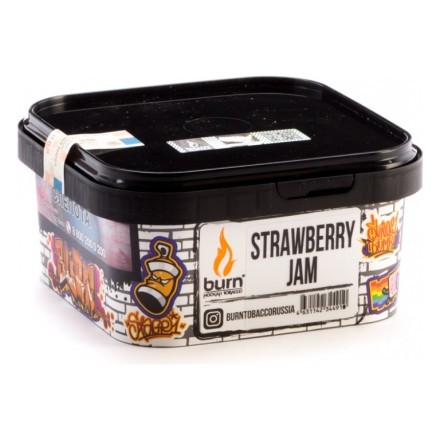 Табак Burn - Strawberry Jam (Клубничное Варенье, 200 грамм)