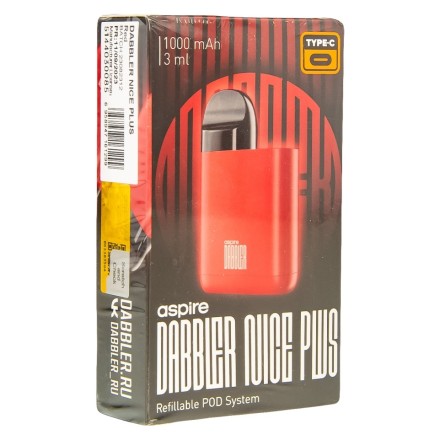 Электронная сигарета Brusko - Dabbler Nice Plus (Красный)