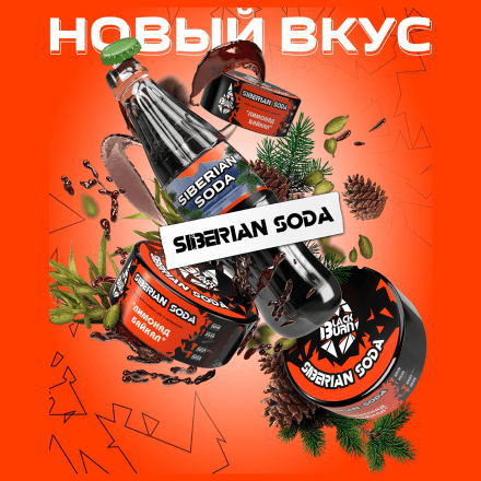Табак BlackBurn - Siberian Soda (Лимонад Байкал, 200 грамм)