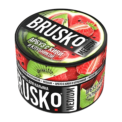 Смесь Brusko Medium - Арбуз с Киви и Клубникой (50 грамм)