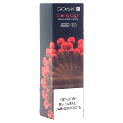 Жидкость SOAK L - Cherry Cigar (Вишнёвая Сигара, 10 мл, 2 мг)