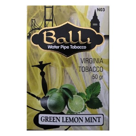 Табак Balli - Green Lemon Mint (Зеленый Лимон и Мята, 50 грамм)