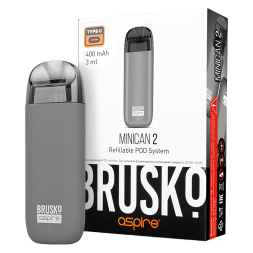 Электронная сигарета Brusko - Minican 2 (400 mAh, Серый)