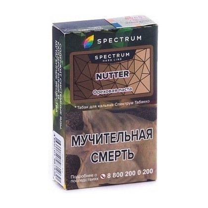 Табак Spectrum Hard - Nutter (Ореховая Паста, 25 грамм)